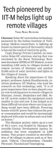 thumbnail_toi-IIT-Madras solar technology lighting up homes in remote parts of India
